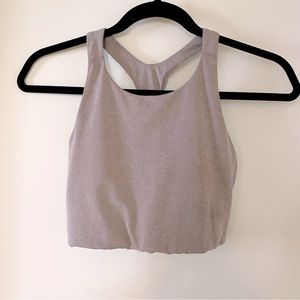Girlfriend Collective Paloma Brown Racerback Sports Bra